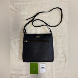 Kate Spade NWT, Black LAUREL WAY RIMA CROSSBODY, Saffiano leather